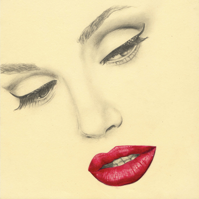 Anielka Hampson Drawing Study for Femme Fatale Series 16 